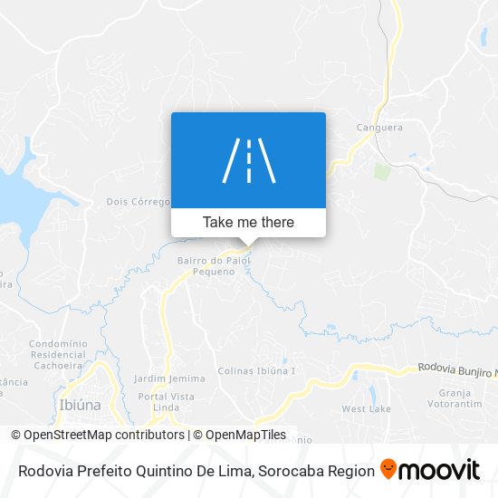 Rodovia Prefeito Quintino De Lima map