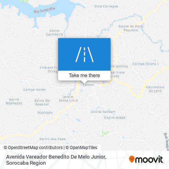 Avenida Vereador Benedito De Melo Junior map