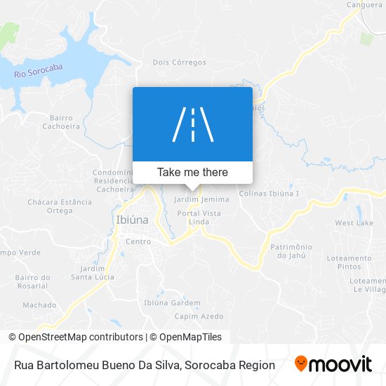 Mapa Rua Bartolomeu Bueno Da Silva