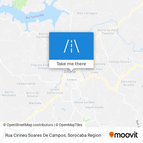 Mapa Rua Cirineu Soares De Campos