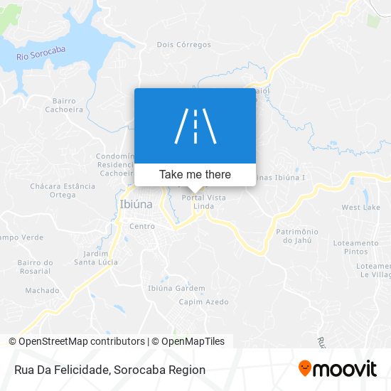 Rua Da Felicidade map