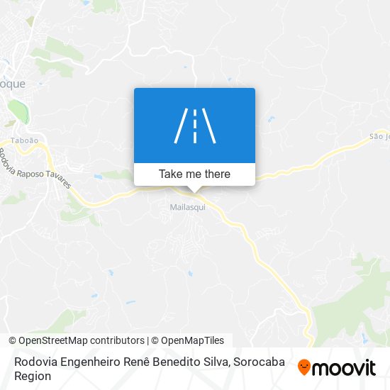 Rodovia Engenheiro Renê Benedito Silva map