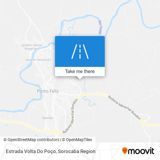 Estrada Volta Do Poço map