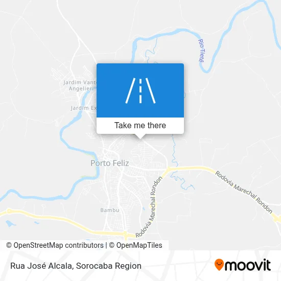Rua José Alcala map