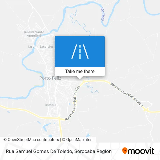 Rua Samuel Gomes De Toledo map