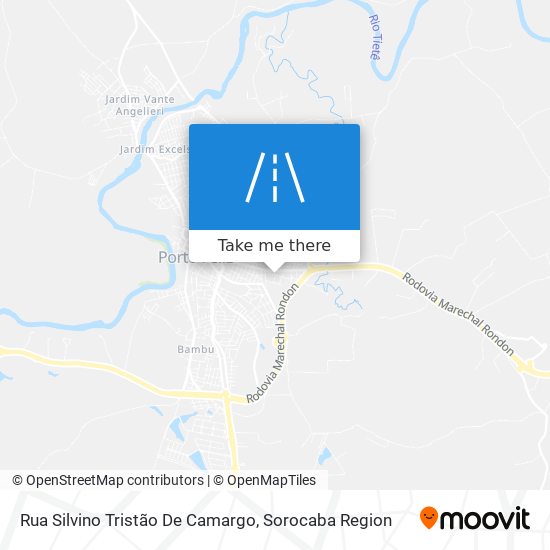 Mapa Rua Silvino Tristão De Camargo