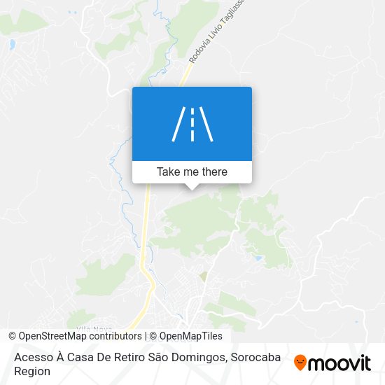 Acesso À Casa De Retiro São Domingos map