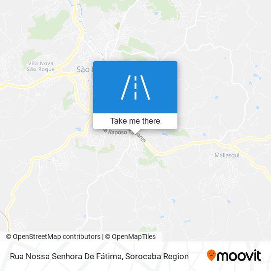 Mapa Rua Nossa Senhora De Fátima