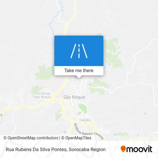 Rua Rubens Da Silva Pontes map