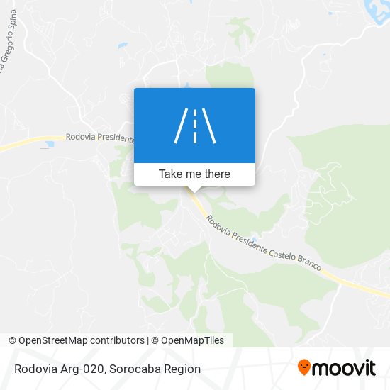 Rodovia Arg-020 map