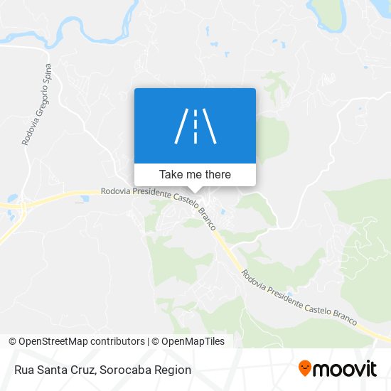 Rua Santa Cruz map