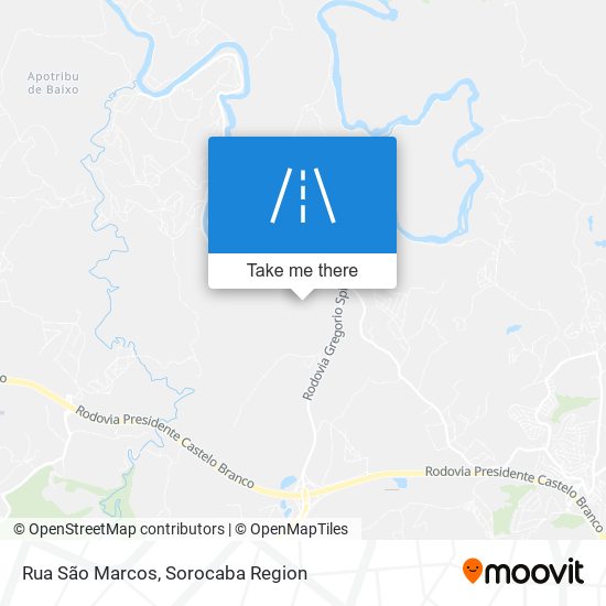 Mapa Rua São Marcos