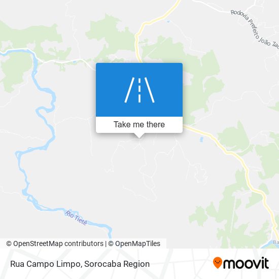 Mapa Rua Campo Limpo