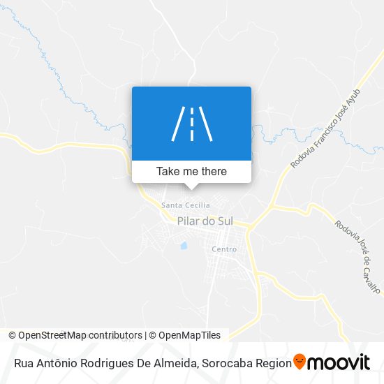 Rua Antônio Rodrigues De Almeida map