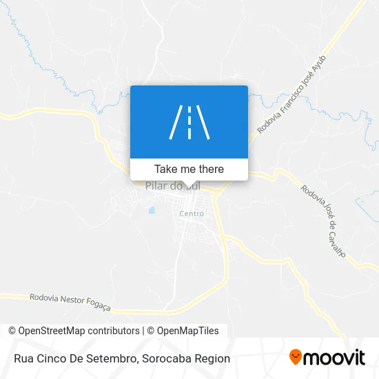 Rua Cinco De Setembro map