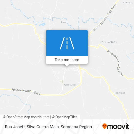 Rua Josefa Silva Guerra Maia map