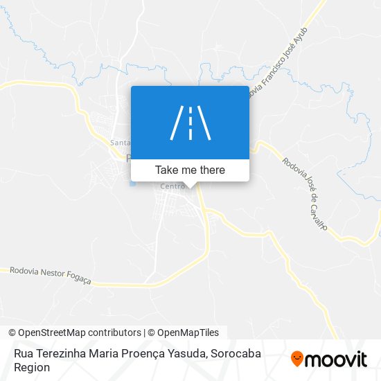 Rua Terezinha Maria Proença Yasuda map