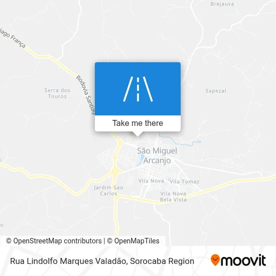 Rua Lindolfo Marques Valadão map