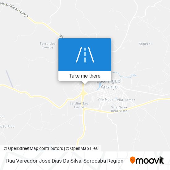 Rua Vereador José Dias Da Silva map