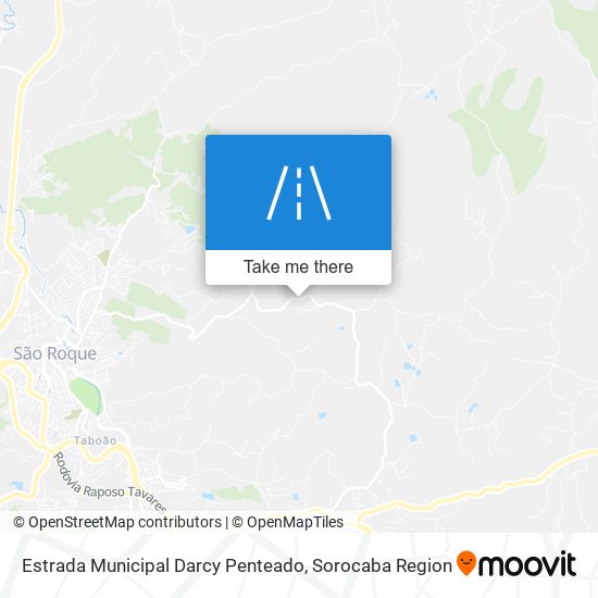 Estrada Municipal Darcy Penteado map