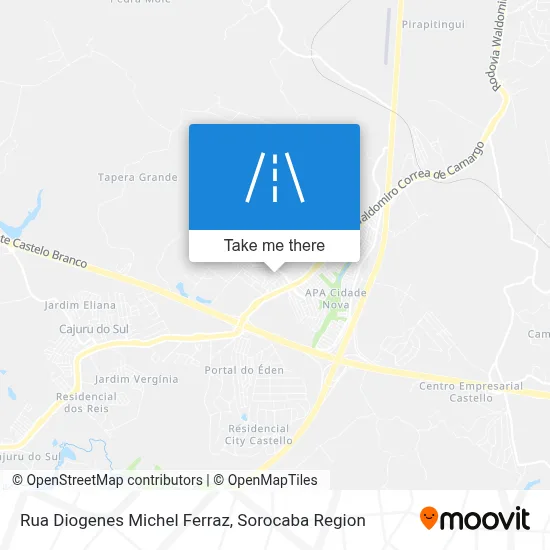 Rua Diogenes Michel Ferraz map