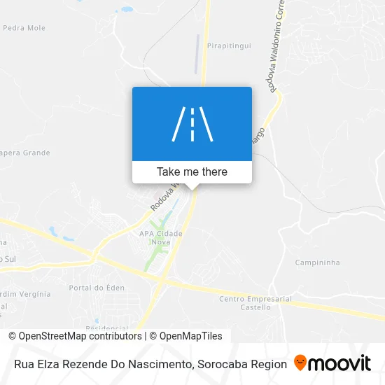 Rua Elza Rezende Do Nascimento map
