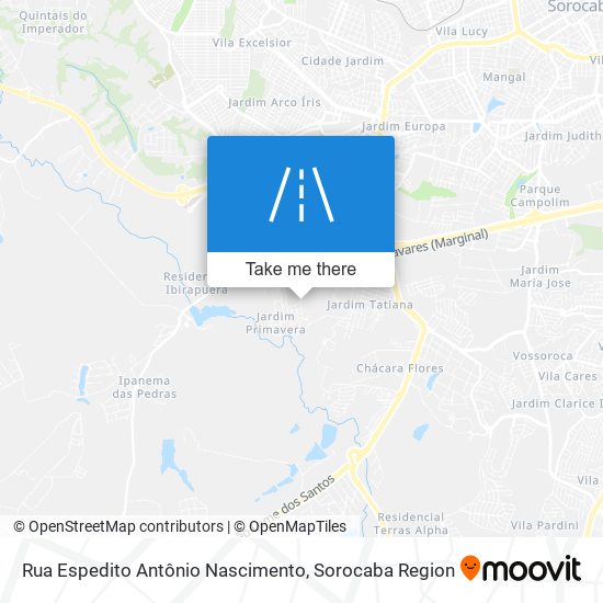 Rua Espedito Antônio Nascimento map