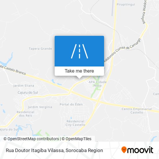 Rua Doutor Itagiba Vilassa map