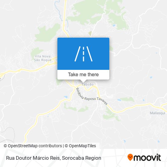 Mapa Rua Doutor Márcio Reis