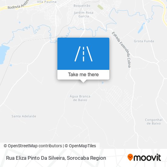 Mapa Rua Eliza Pinto Da Silveira