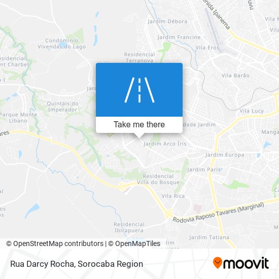 Mapa Rua Darcy Rocha