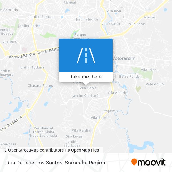 Mapa Rua Darlene Dos Santos