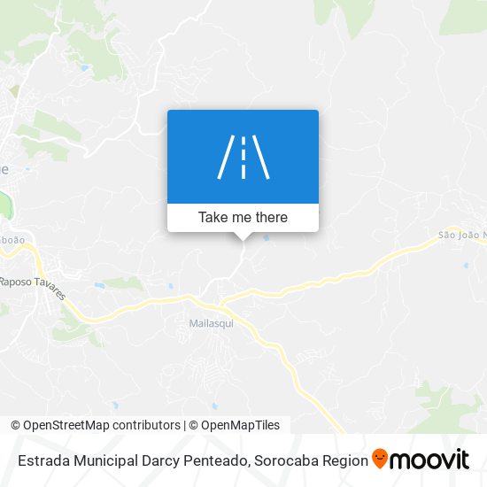 Estrada Municipal Darcy Penteado map