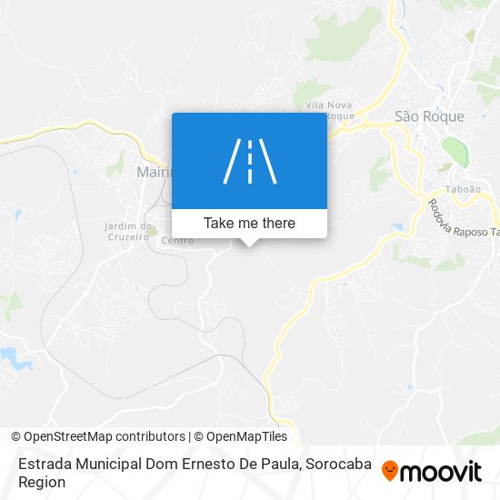 Estrada Municipal Dom Ernesto De Paula map