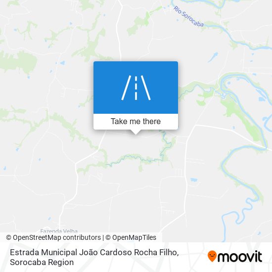 Estrada Municipal João Cardoso Rocha Filho map