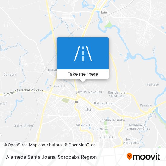 Mapa Alameda Santa Joana