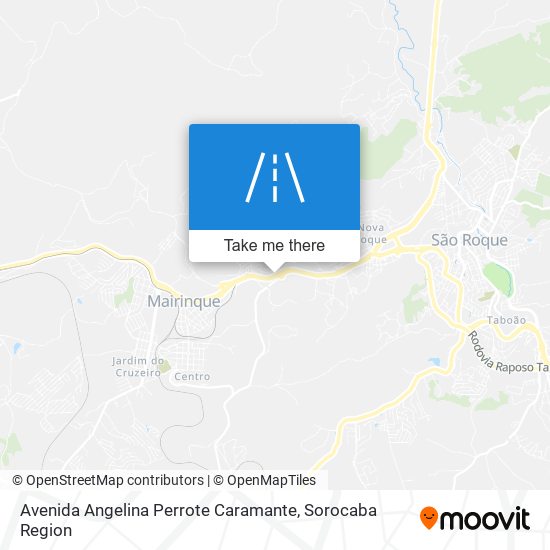 Mapa Avenida Angelina Perrote Caramante