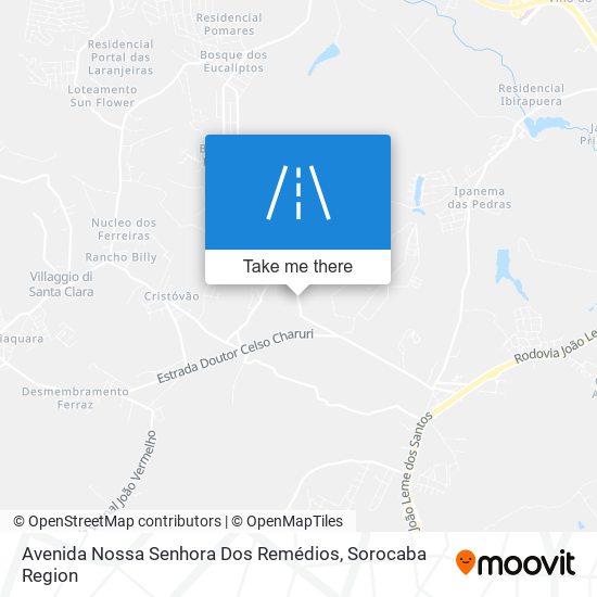 Avenida Nossa Senhora Dos Remédios map