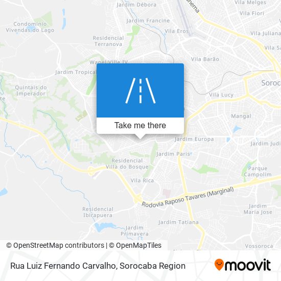 Rua Luiz Fernando Carvalho map