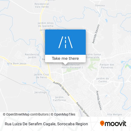 Rua Luíza De Serafim Cagale map