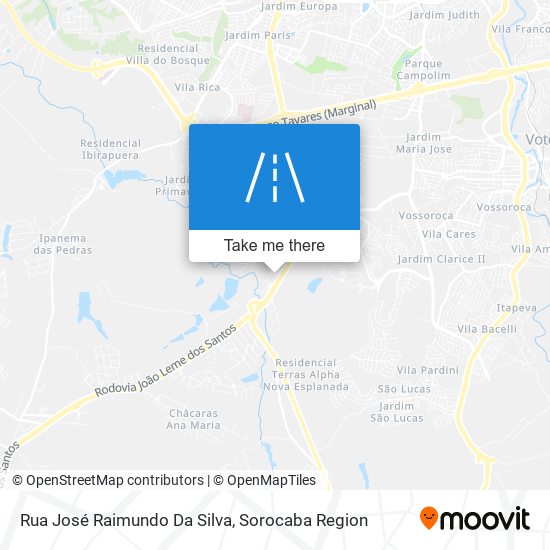 Mapa Rua José Raimundo Da Silva