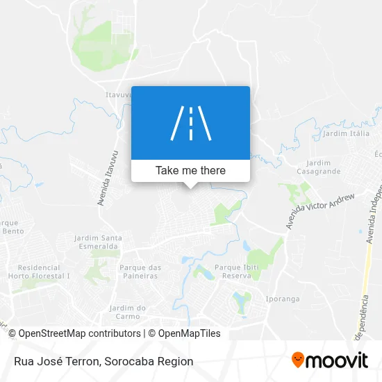 Rua José Terron map