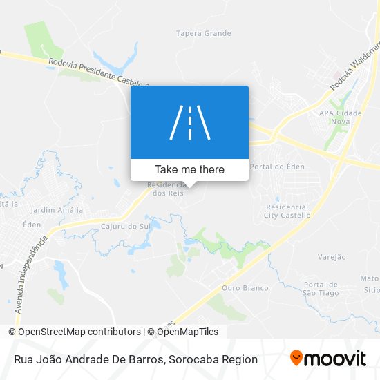 Mapa Rua João Andrade De Barros