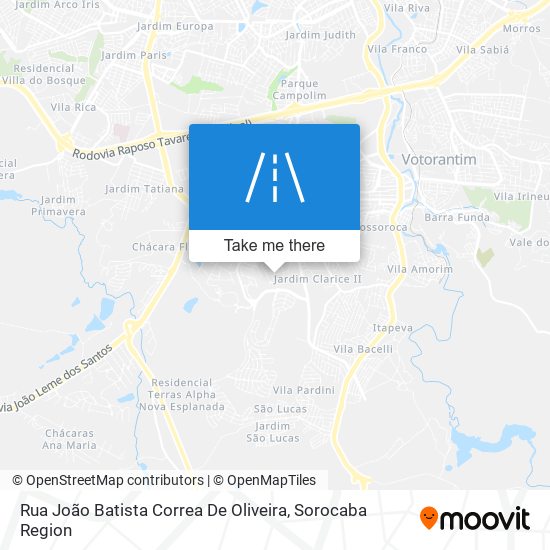 Rua João Batista Correa De Oliveira map