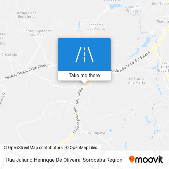 Rua Juliano Henrique De Oliveira map