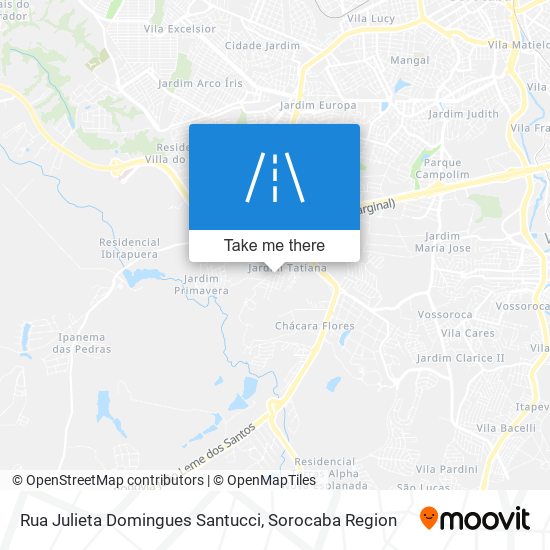 Rua Julieta Domingues Santucci map