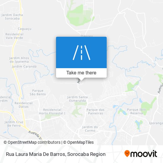 Rua Laura Maria De Barros map