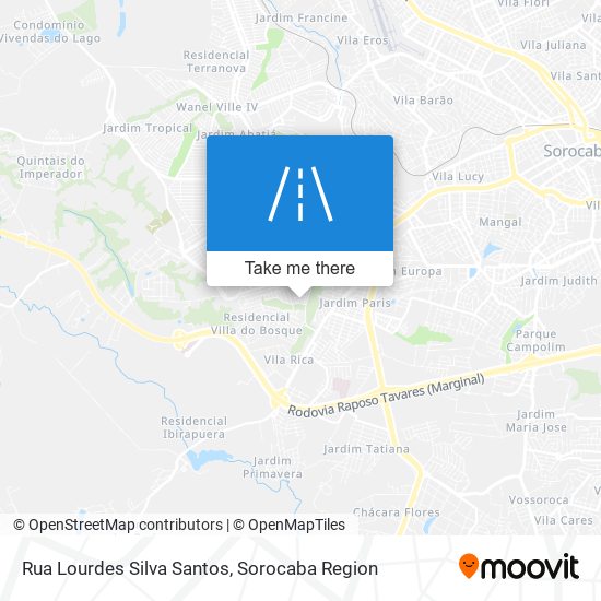 Rua Lourdes Silva Santos map