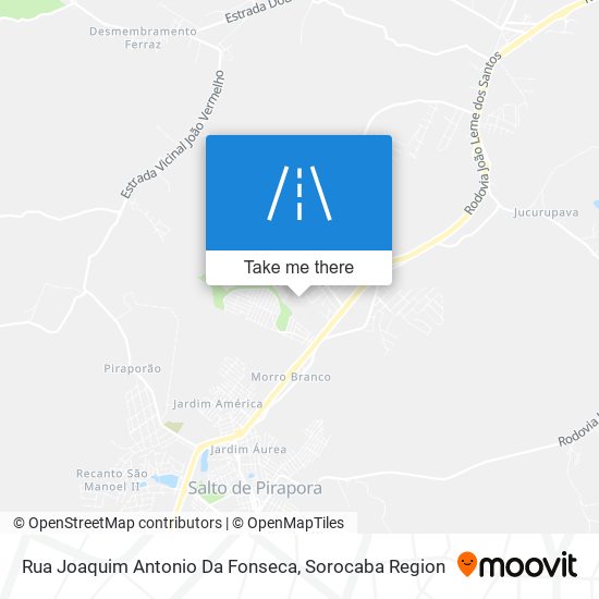 Mapa Rua Joaquim Antonio Da Fonseca