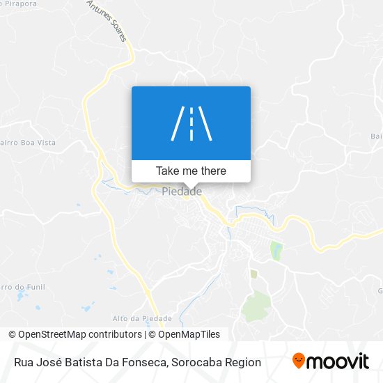 Mapa Rua José Batista Da Fonseca